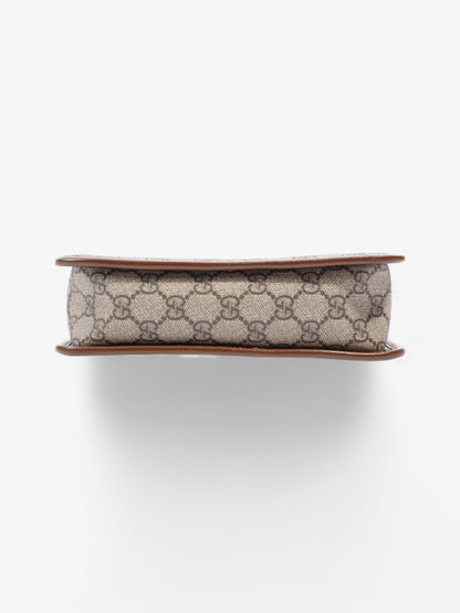 Gucci Interlocking G Messenger GG Supreme / Brown Coated Canvas Mini