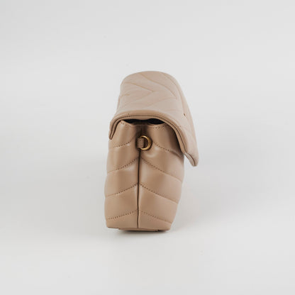 Saint Laurent Toy Lou Lou Beige Crossbody Bag