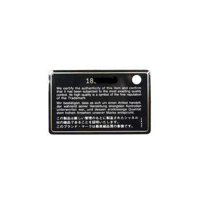 CHANEL Cambon Line Bifold Long Wallet Black