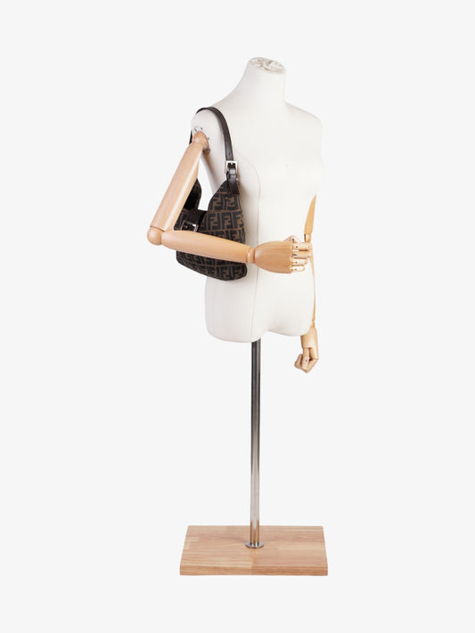Fendi Mamma Baguette Brown Zucca Canvas