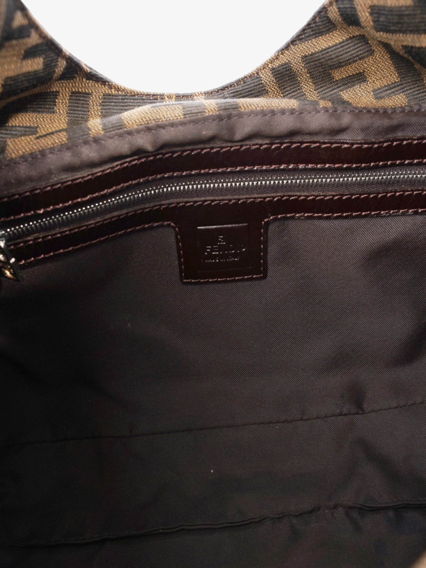 Fendi Mamma Baguette Brown Zucca Canvas