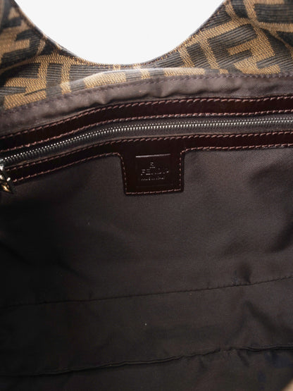 Fendi Mamma Baguette Brown Zucca Canvas