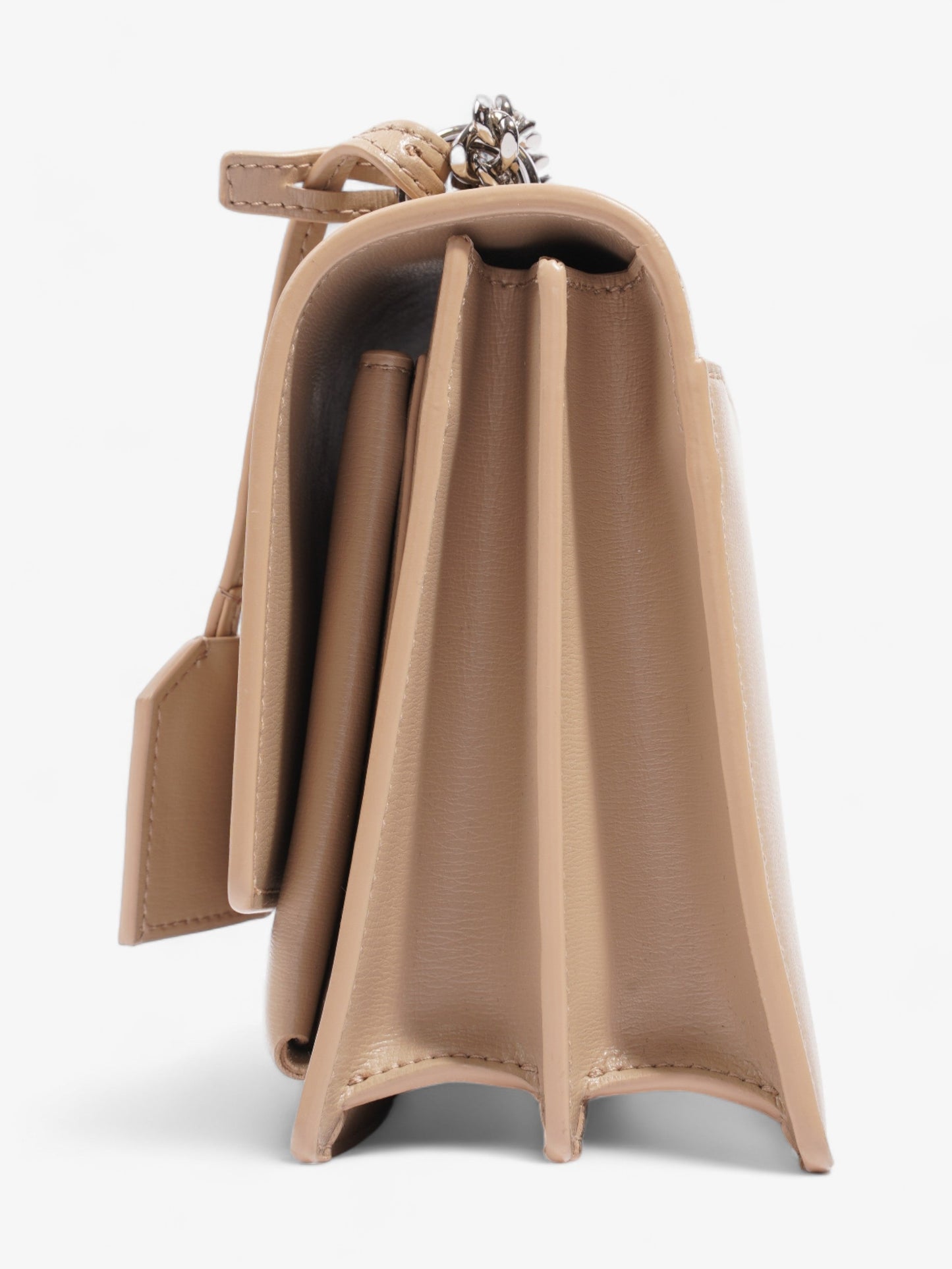 Saint Laurent Sunset Dark Beige Leather Medium