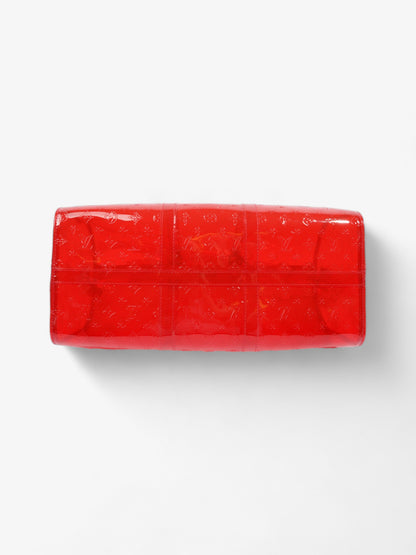 Louis Vuitton Transparent Keepall Bandouliere Virgil Abloh Red  PVC 50cm