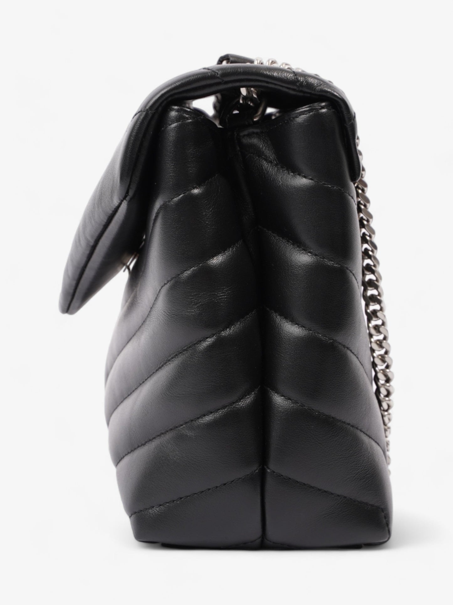 Saint Laurent LouLou Black Leather Small