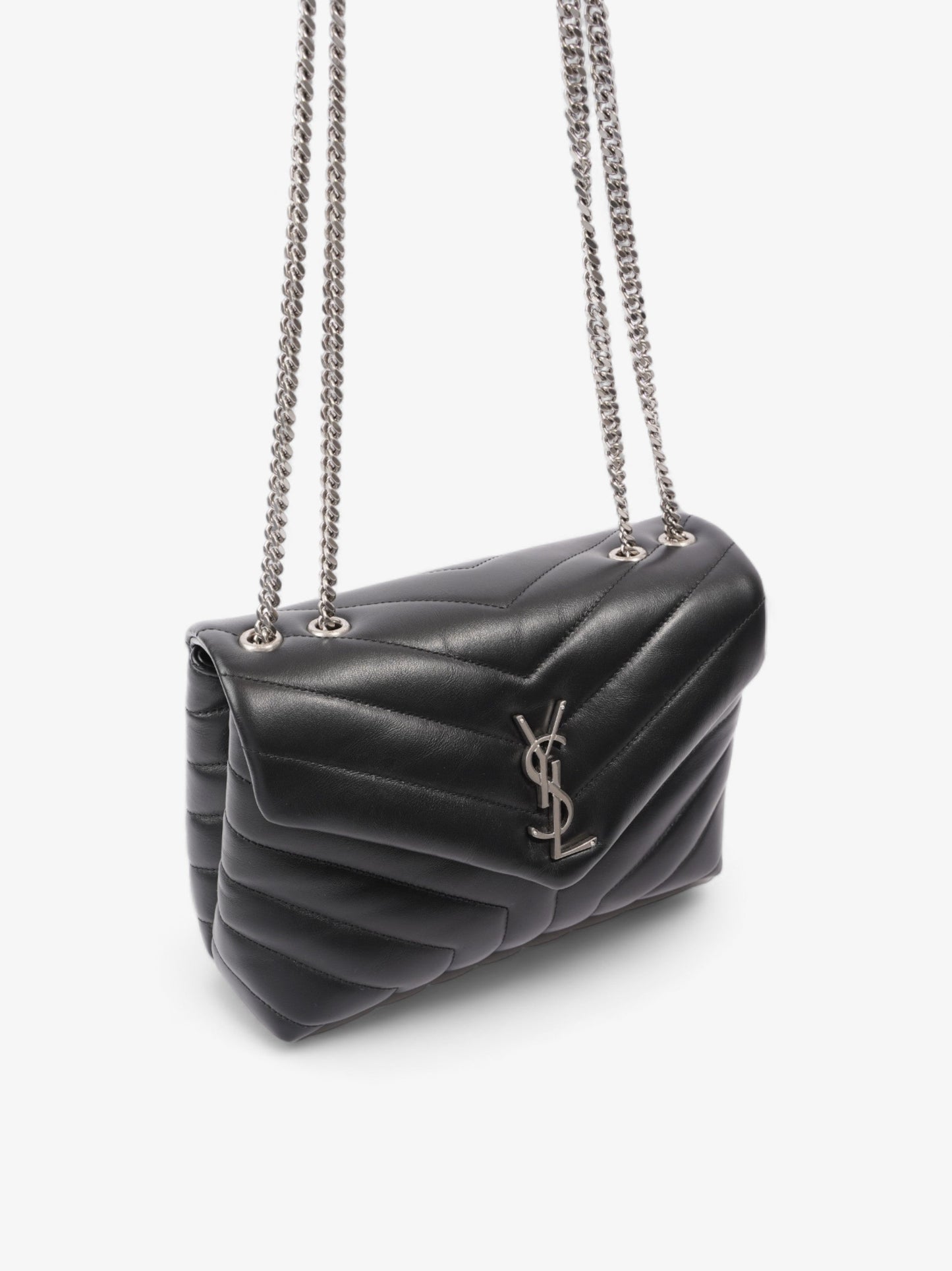 Saint Laurent LouLou Black Leather Small