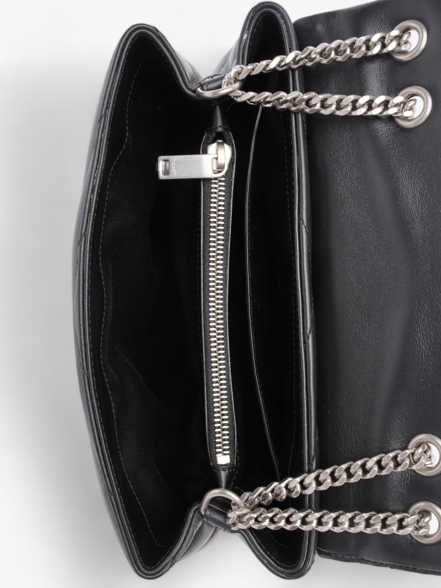 Saint Laurent LouLou Black Leather Small