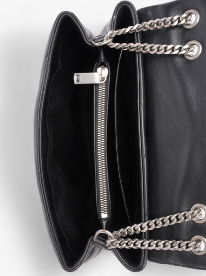 Saint Laurent LouLou Black Leather Small