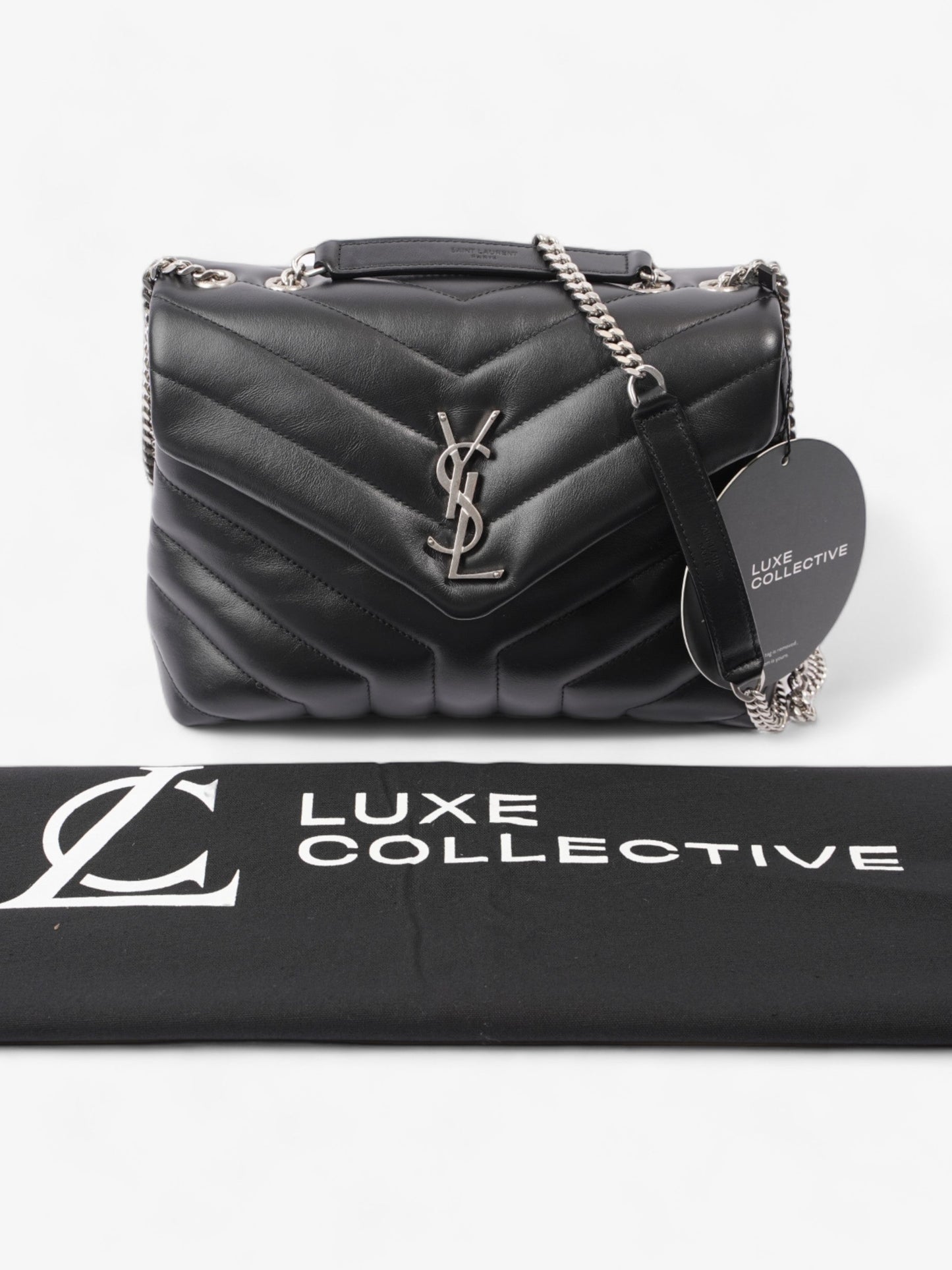 Saint Laurent LouLou Black Leather Small