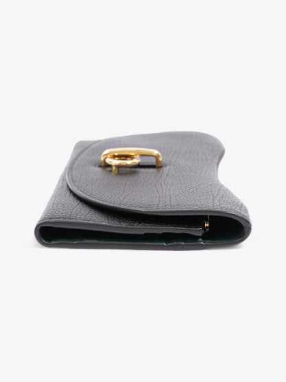 Burberry Rocking Horse Continental Wallet Black / Gold Calfskin Leather