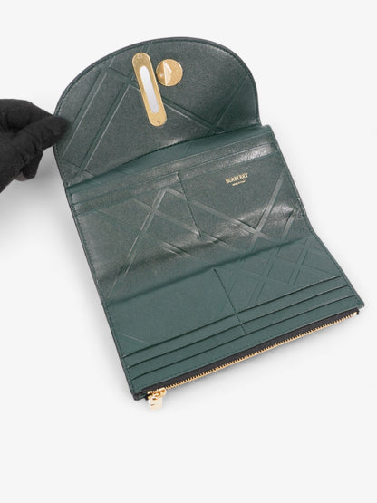 Burberry Rocking Horse Continental Wallet Black / Gold Calfskin Leather