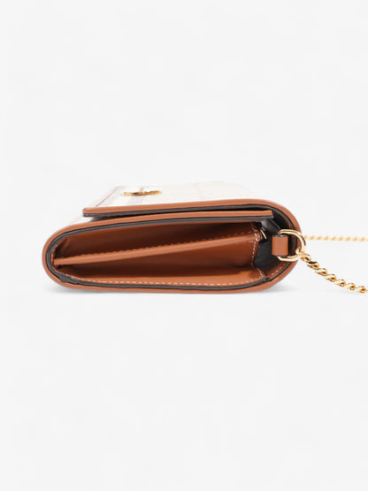 Burberry Wallet on chain Burberry Check Coated Canvas