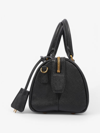 Prada Top Handle Bag Black Saffiano Leather