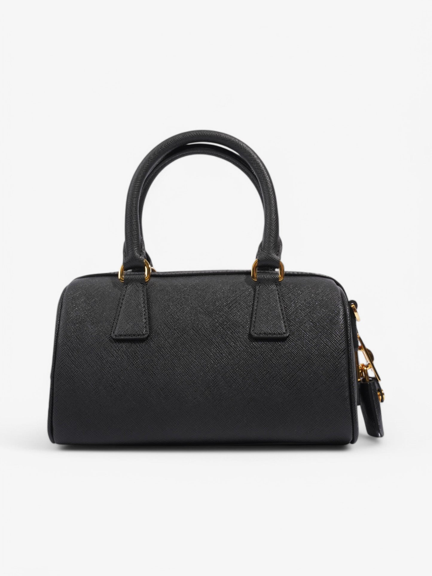 Prada Top Handle Bag Black Saffiano Leather