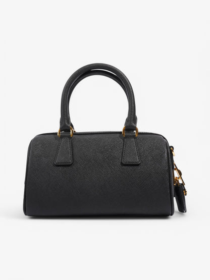 Prada Top Handle Bag Black Saffiano Leather