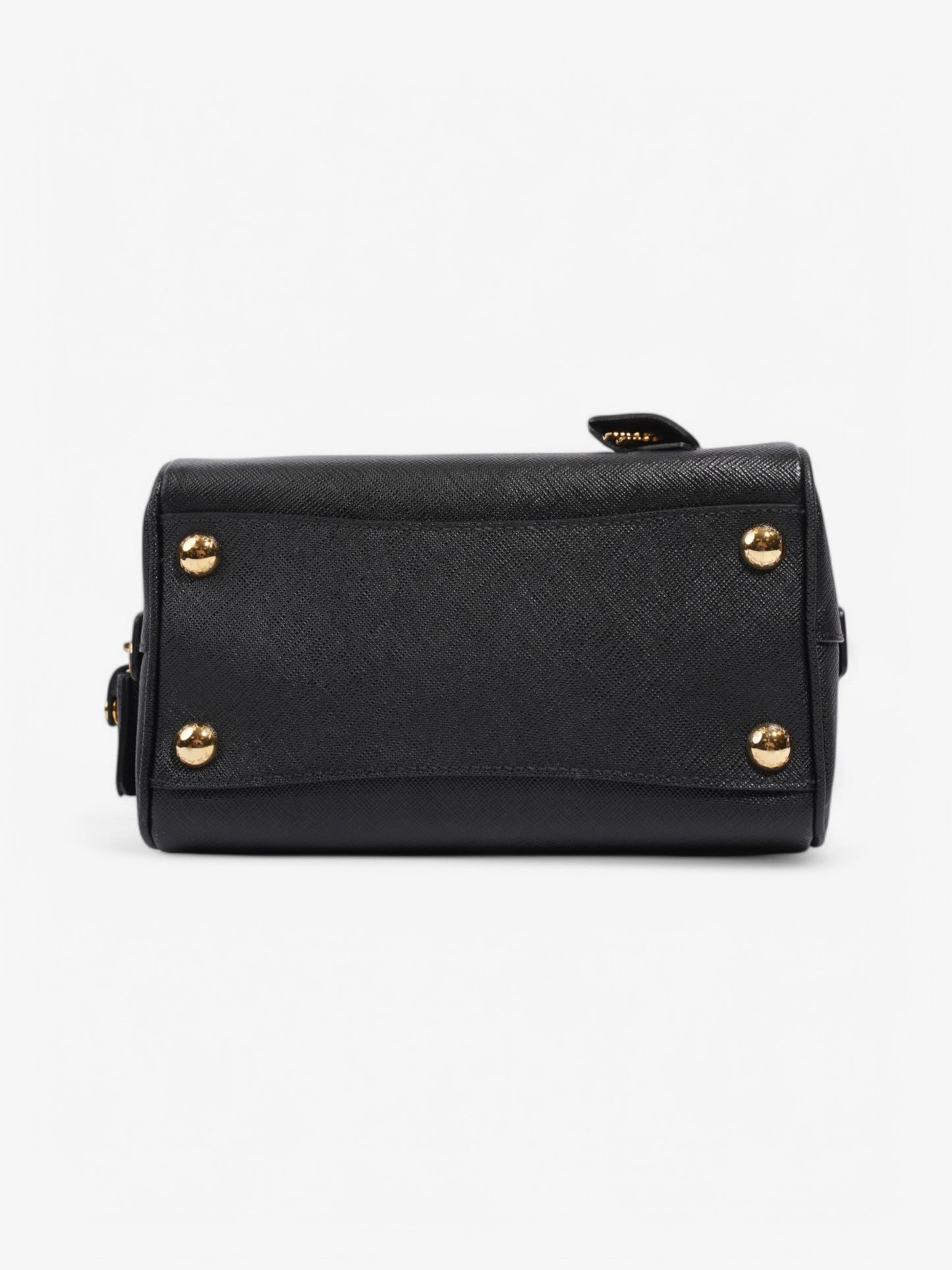 Prada Top Handle Bag Black Saffiano Leather