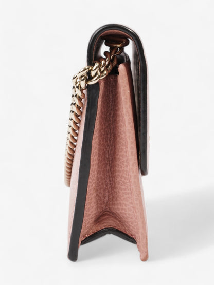 Gucci Interlocking G Chain Wallet Light Pink Leather
