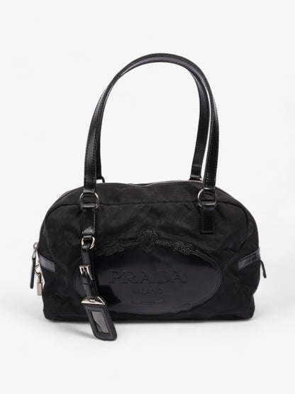 Prada Canapa Logo Black Nylon