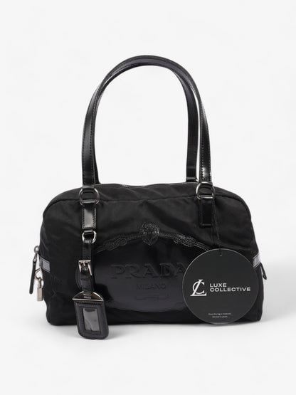 Prada Canapa Logo Black Nylon