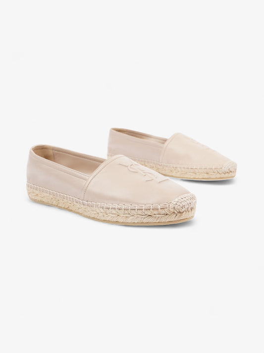 Saint Laurent YSL Espadrilles Nude Leather EU 38.5 UK 5.5