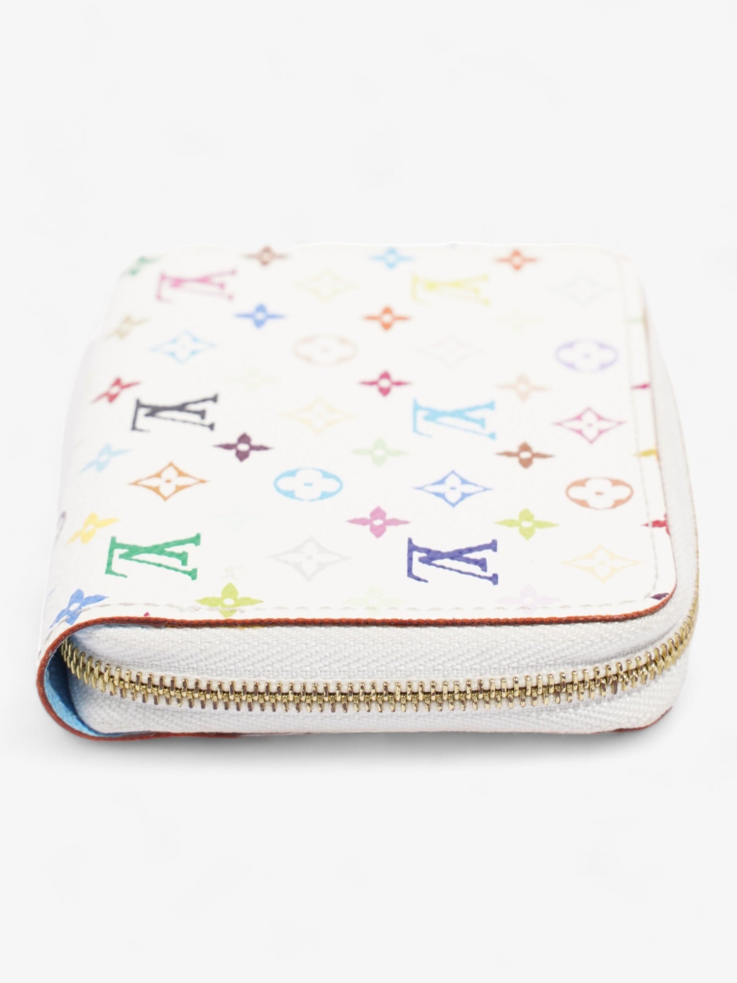 Louis Vuitton Takashi Murakami Zippy Coin Wallet White / Monogram Multicolour Calfskin Leather