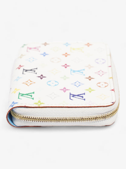 Louis Vuitton Takashi Murakami Zippy Coin Wallet White / Monogram Multicolour Calfskin Leather