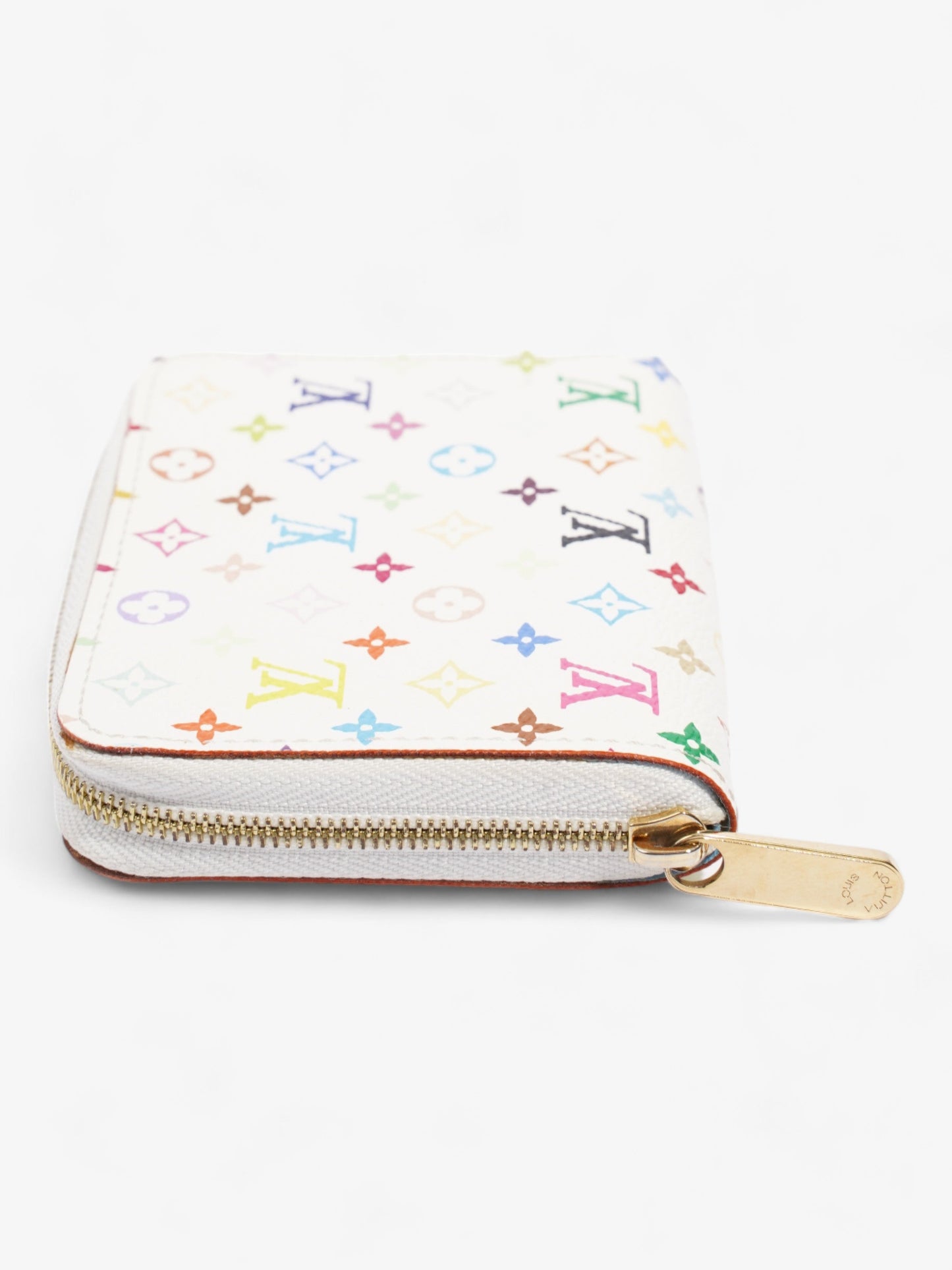 Louis Vuitton Takashi Murakami Zippy Coin Wallet White / Monogram Multicolour Calfskin Leather