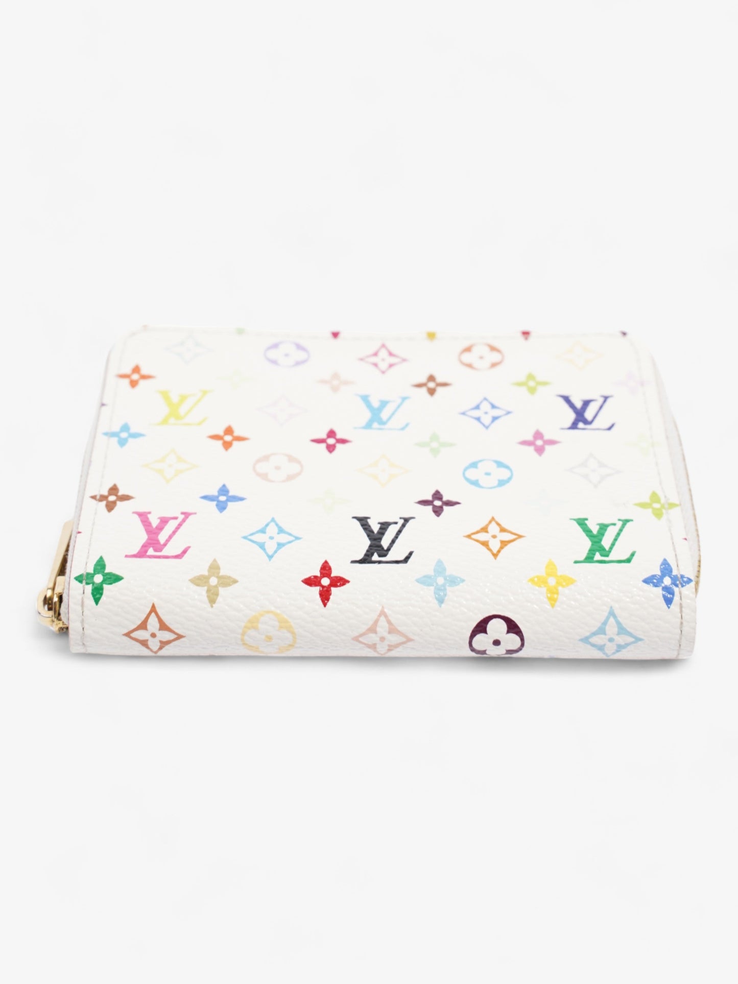 Louis Vuitton Takashi Murakami Zippy Coin Wallet White / Monogram Multicolour Calfskin Leather