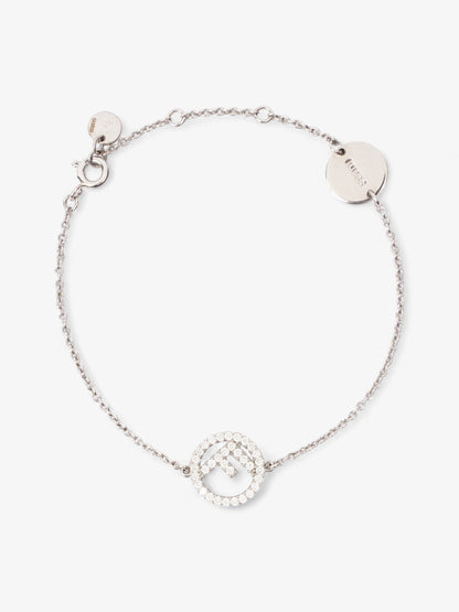 Fendi F is Fendi Bracelet Silver Base Metal Large
