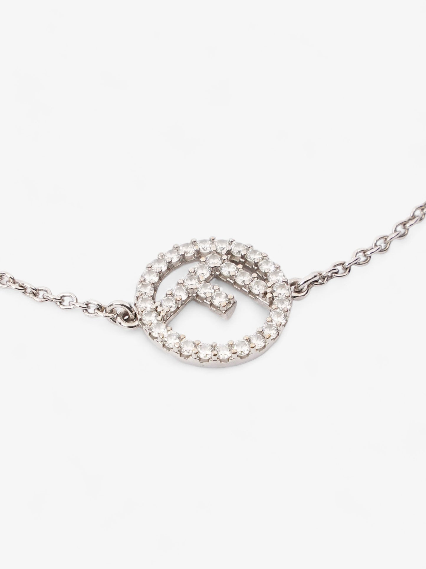 Fendi F is Fendi Bracelet Silver Base Metal Large