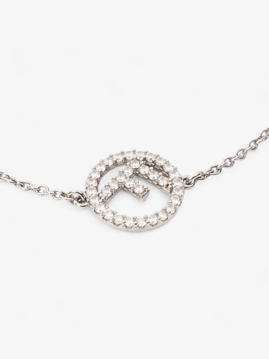 Fendi F is Fendi Bracelet Silver Base Metal Large