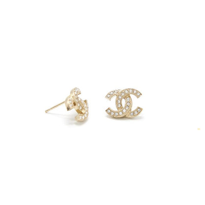 Chanel Classic CC Stud Earrings