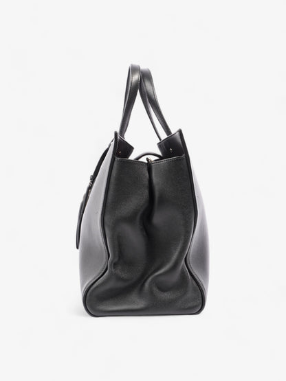 Saint Laurent Amber Tote Black Leather Medium