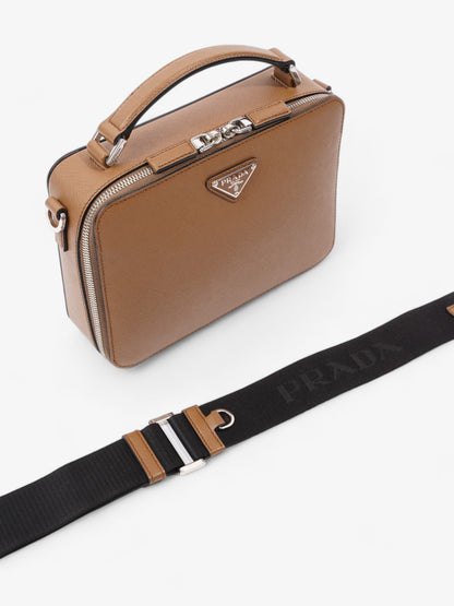 Prada Medium Brique Caramel Saffiano Leather