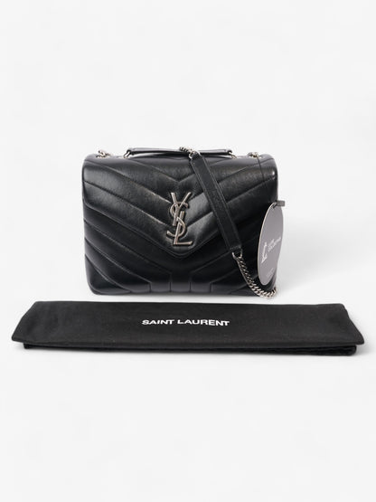 Saint Laurent Lou Lou Black Lambskin Leather Small