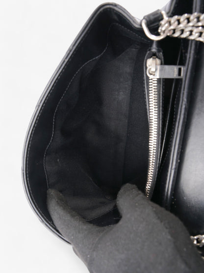 Saint Laurent Lou Lou Black Lambskin Leather Small