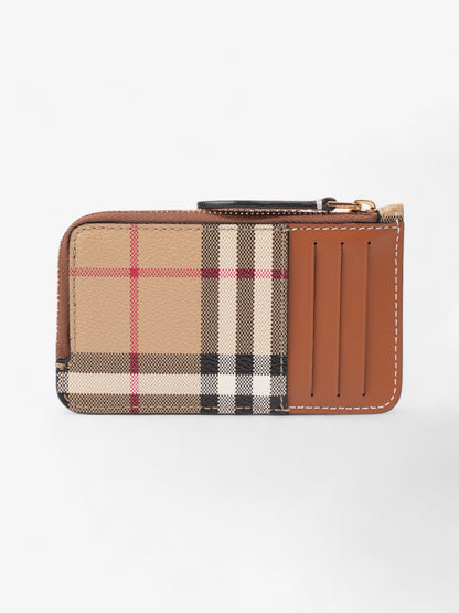 Burberry Somerset Card Case Archive Beige / Vintage Check Canvas