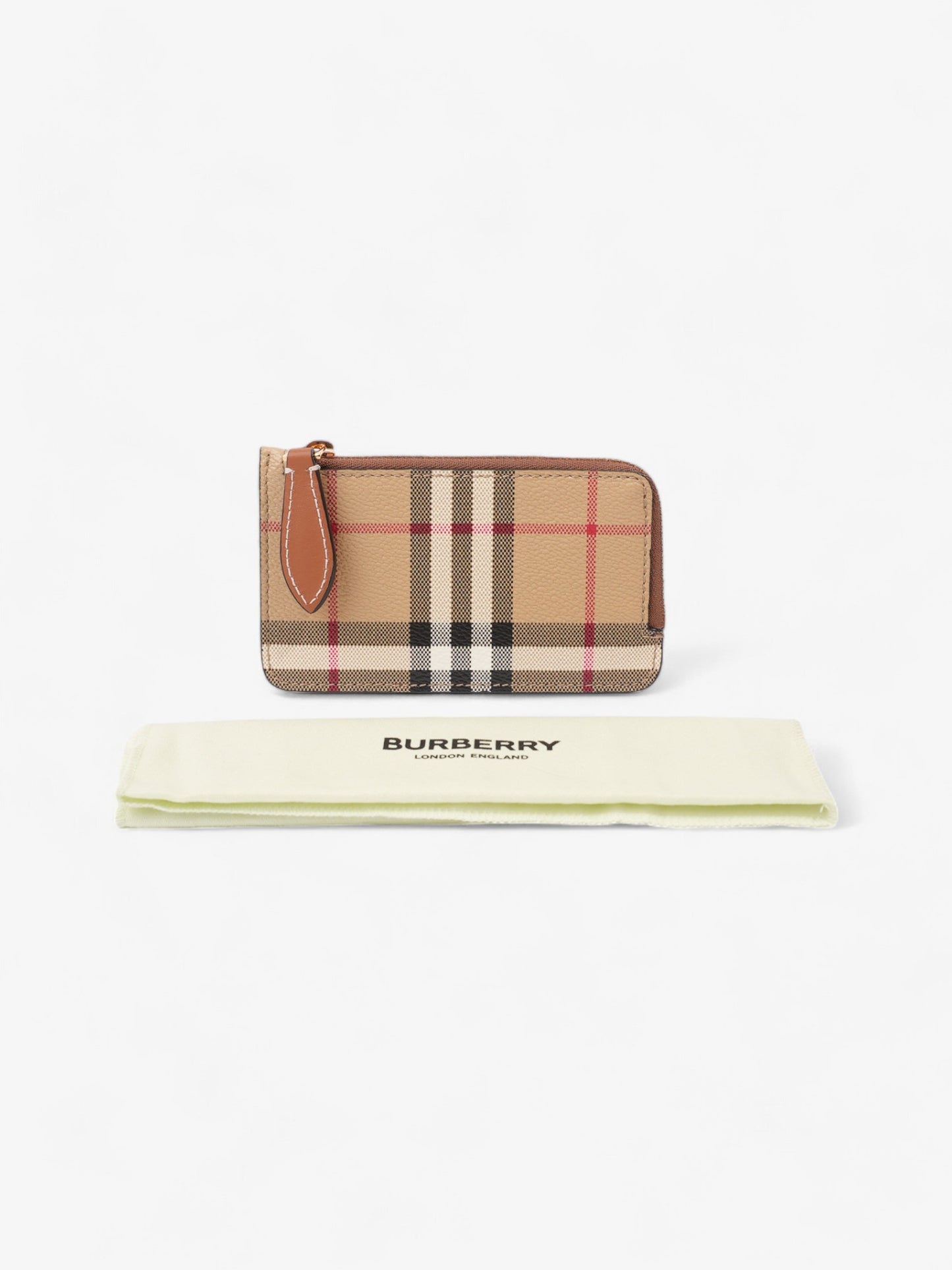 Burberry Somerset Card Case Archive Beige / Vintage Check Canvas