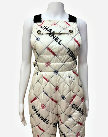 Chanel Quilted Logo Ski Jumpsuit, 2021- Rare Collector's Piece