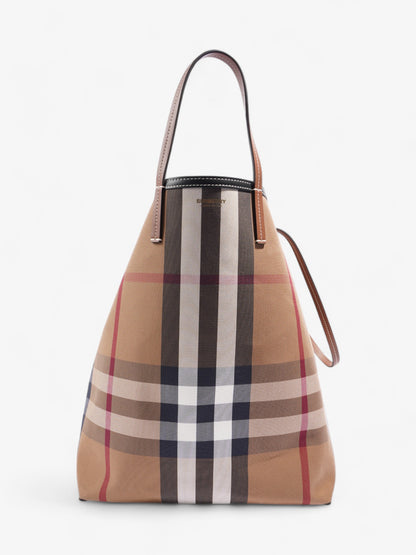 Burberry Beach Tote Vintage Check Fabric XL