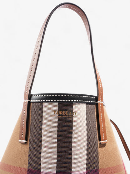 Burberry Beach Tote Vintage Check Fabric XL