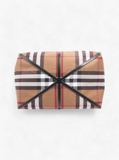 Burberry Beach Tote Vintage Check Fabric XL