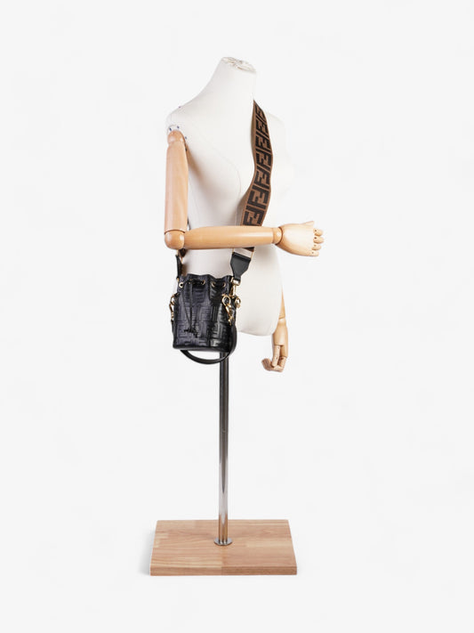 Fendi Mon Tresor Black Calfskin Leather Small