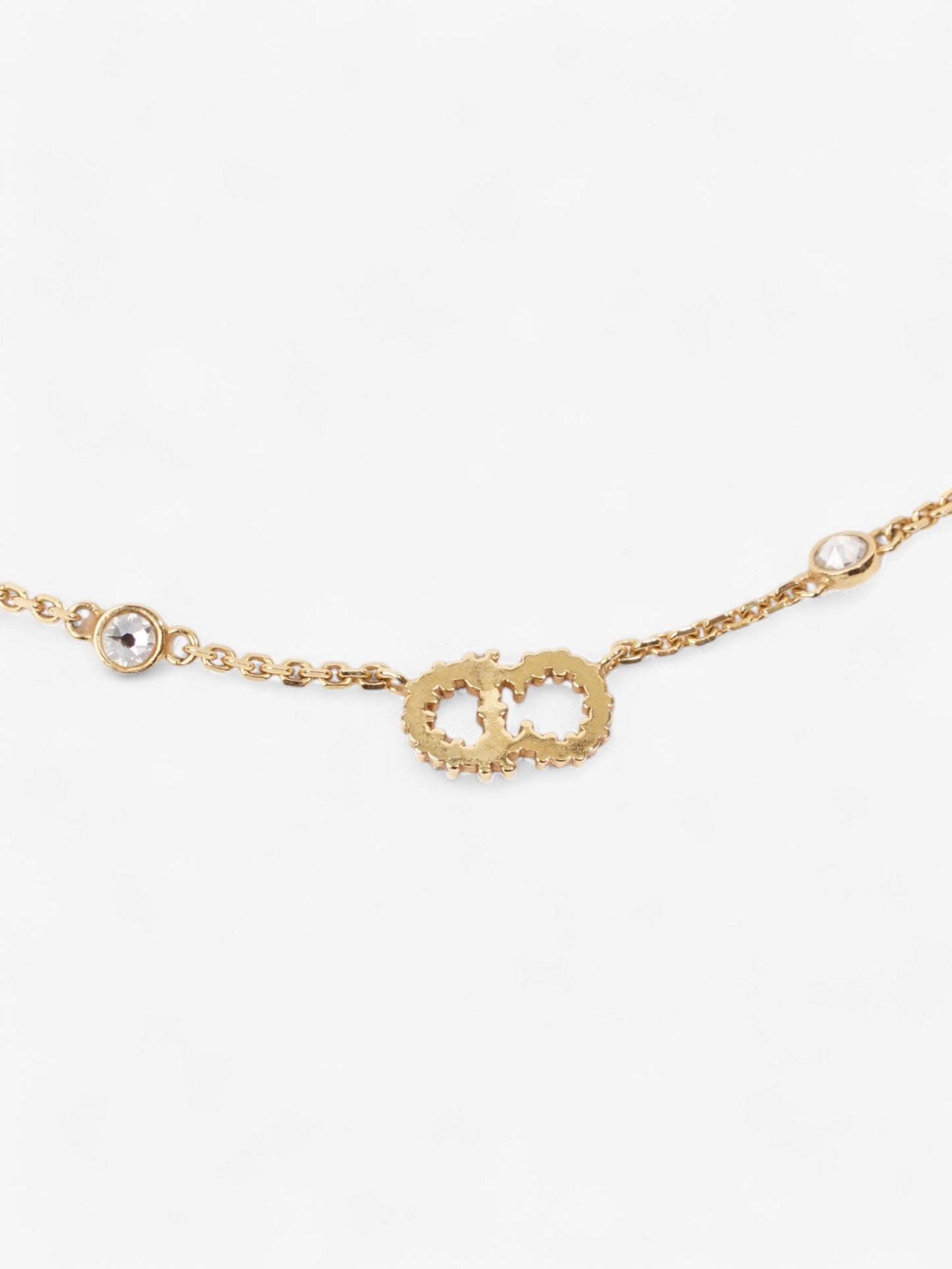 Christian Dior Clair D Lune Necklace Gold / White Base Metal