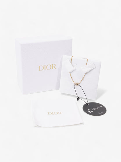 Christian Dior Clair D Lune Necklace Gold / White Base Metal