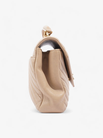 Saint Laurent College Bag Beige Leather Medium