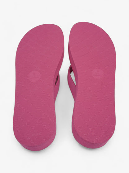 Gucci Double G Platform Sandal Pink Rubber EU 41 UK 8