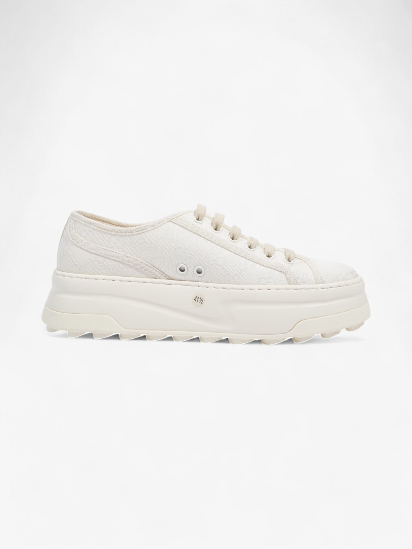 Gucci Tennis 1977 Great White Canvas EU 41.5 UK 8.5