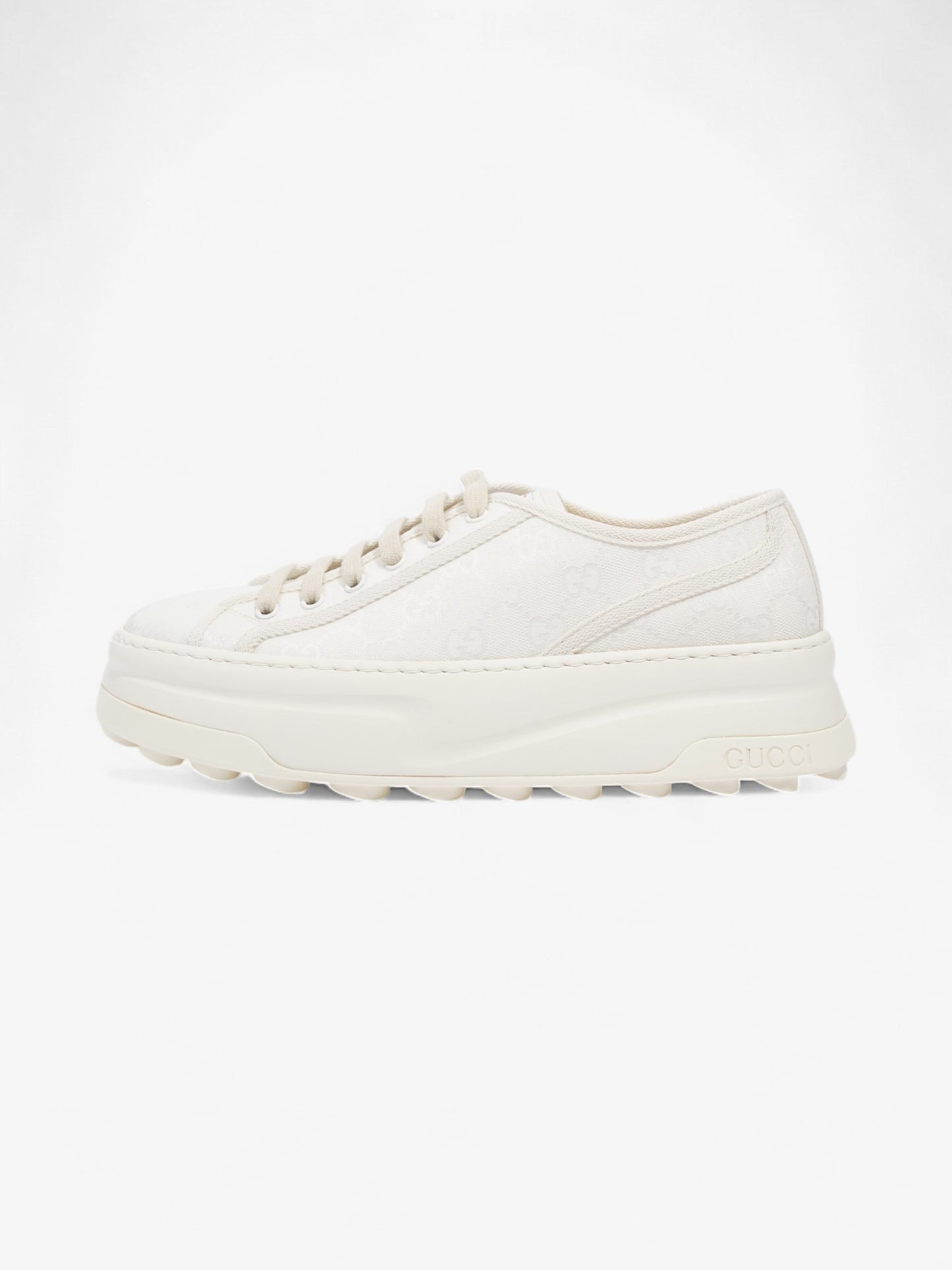 Gucci Tennis 1977 Great White Canvas EU 41.5 UK 8.5