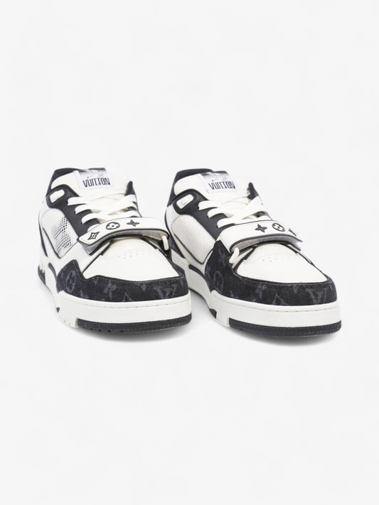 Louis Vuitton LV Trainer Sneakers White  / Black Leather EU 43.5 UK 9.5